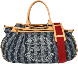 2006 Monogram Denim Cabas Raye tote bag