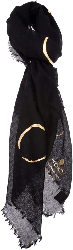 24kt gold scarf