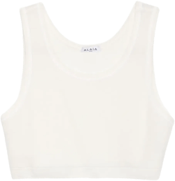 knit cotton tank top