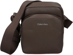 logo-print messenger bag