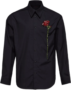 crystal-embellished shirt