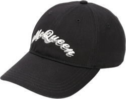 logo print baseball cap