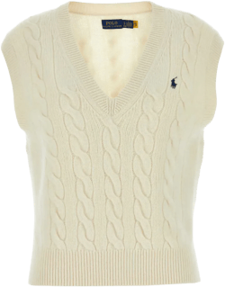 Polo Pony-embroidered knit vest
