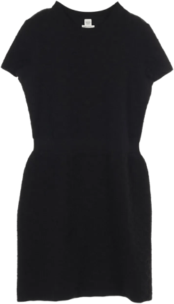 2010s patterned cashmere dress