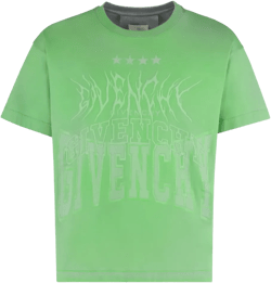 flame-logo cotton T-shirt