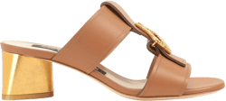 leather flat sandals