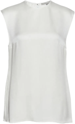 round-neck sleeveless top