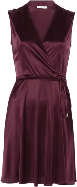 V-neck mini dress