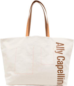 large Cleo canvas tote bag