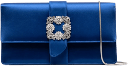 Capri embellished satin clutch