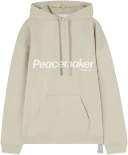 flower-print logo hoodie