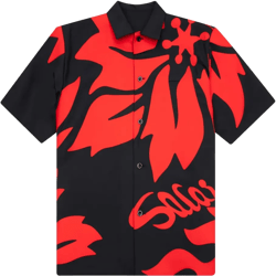 floral-print shirt