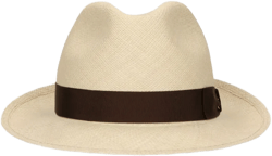 straw fedora hat