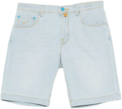 Nicolas embroidered denim shorts