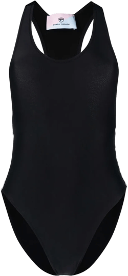 side logo-print swimsuit