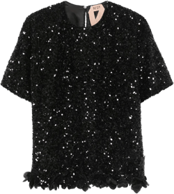 sequinned top