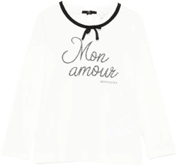 embellished long-sleeve top