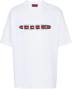 logo-print cotton T-shirt