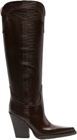 100mm El Dorado leather boots