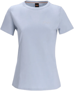 logo-embroidered T-shirt