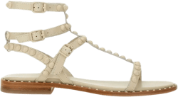 studded leather flat sandals
