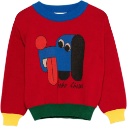 colour-block jumper