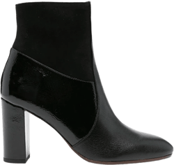 85mm Eytu patent-leather block-heel boots