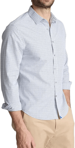Men's Slim Fit Wrinkle-Free Jeffries Button Up Shirt