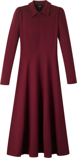 Travel Tailoring Collar Midi Dress - Size 2