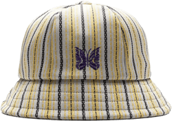 striped butterfly bucket hat