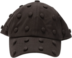Add textured button baseball cap
