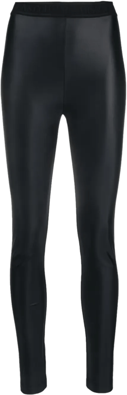 logo-waistband high-waisted leggings