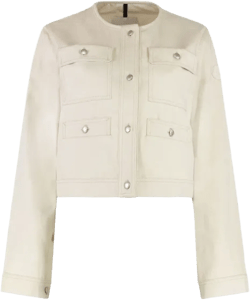 Veste En Coton Et Lin Chatel In White