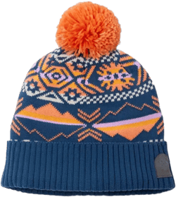 Pom-pom Patterned Beanie In Multi