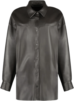 Leather Jacket In Brown