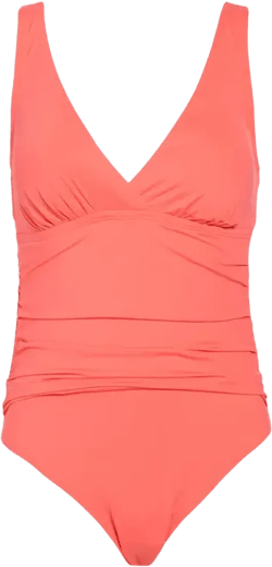 Solid Bess One-piece Swimsuit In Orange