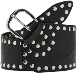 Studded sash belt