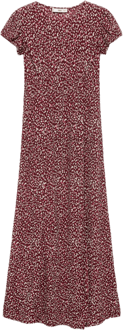 Floral-print maternity dress