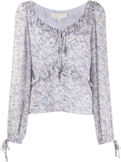 floral print blouse