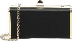 leather clutch bag
