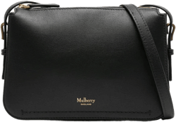 Clovelly leather zip-top cross body bag