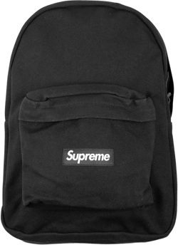 logo canvas backpack