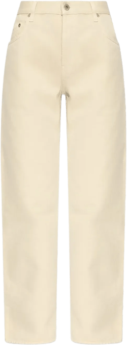 straight-leg jeans