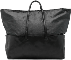x OGATA Paris medium leather tote bag