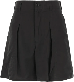 pleated pocket shorts