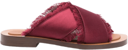satin sandals