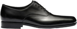 square-toe leather Oxford shoes