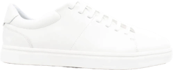 leather lace-up sneakers