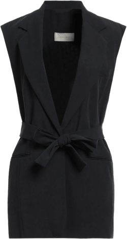 Vanessa Bruno Women's Black Blazer Lyocell, Virgin Wool