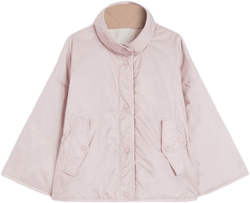 Weekend by Maxmara Women's Pink Reversible Water-Repellent Canvas Jacket